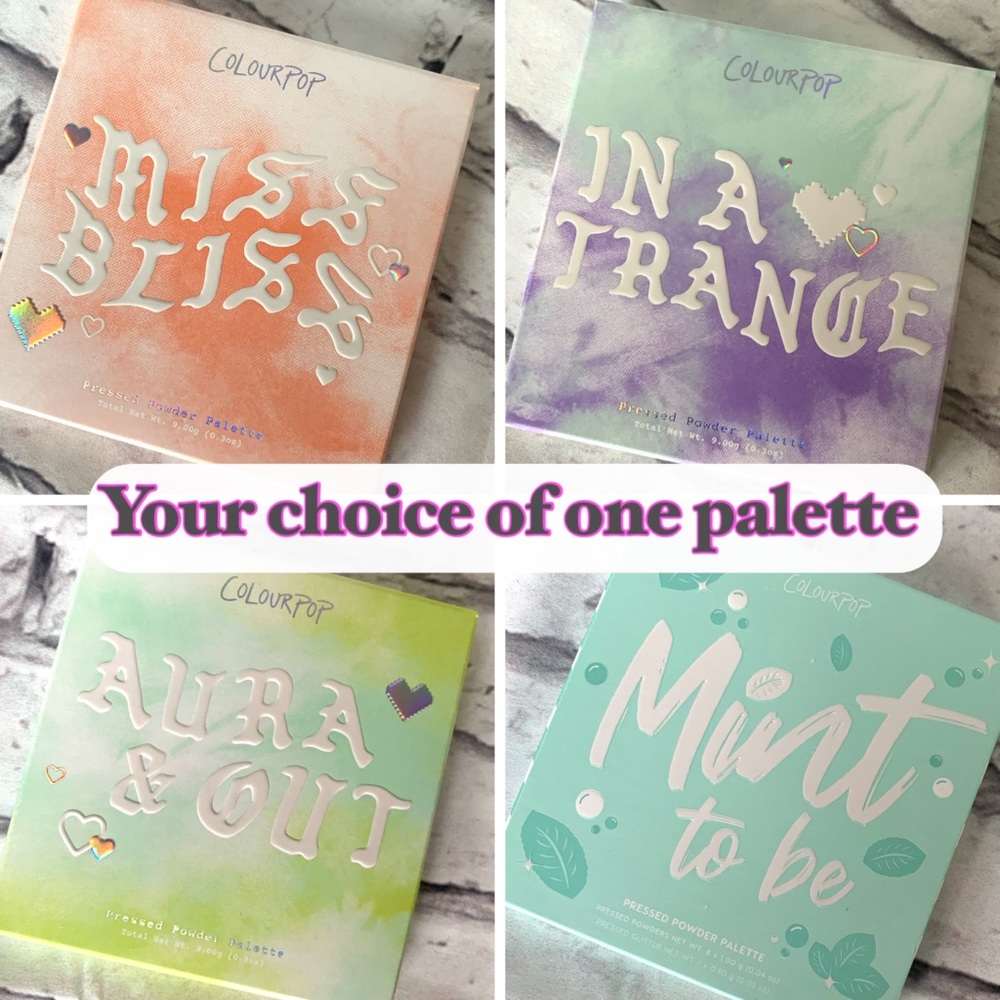 Colourpop: Choose Your Palette!